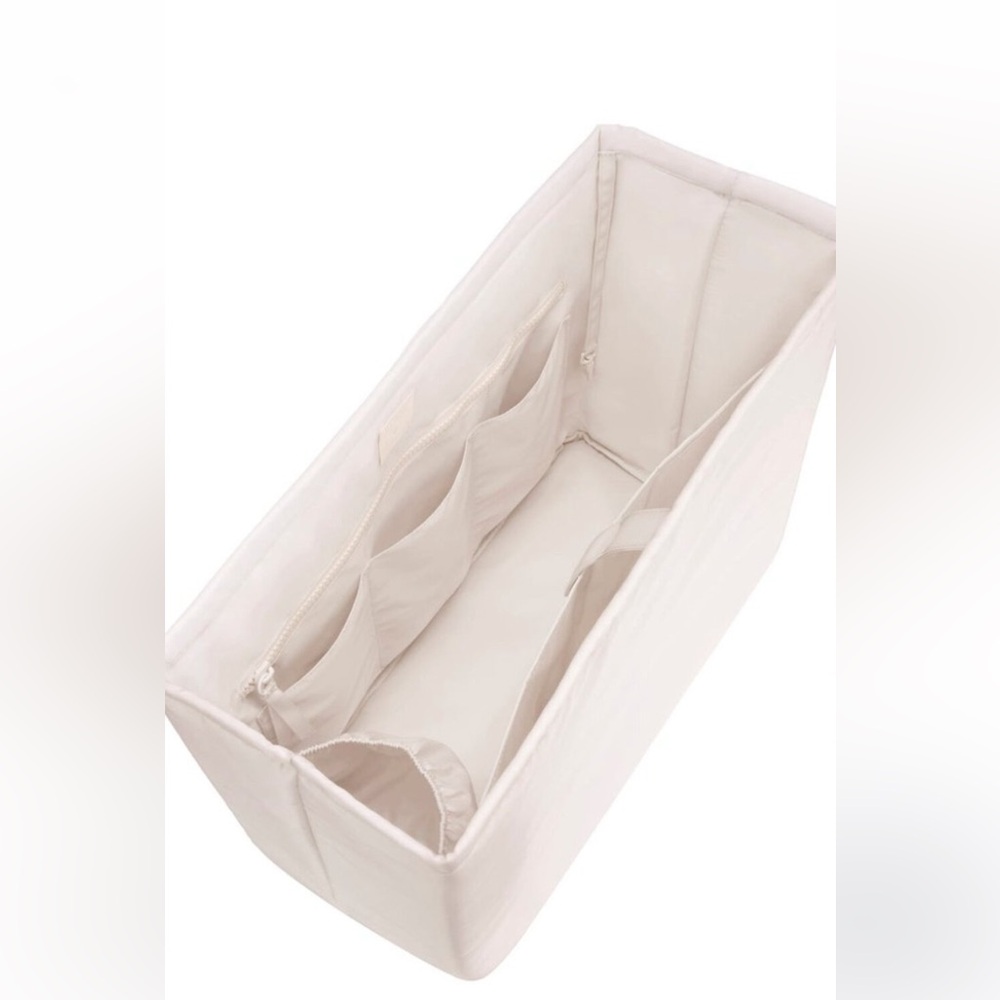 NWT Case-Mate Jelly Tote Organizer Insert French Vanilla Laptop Sleeve Pockets